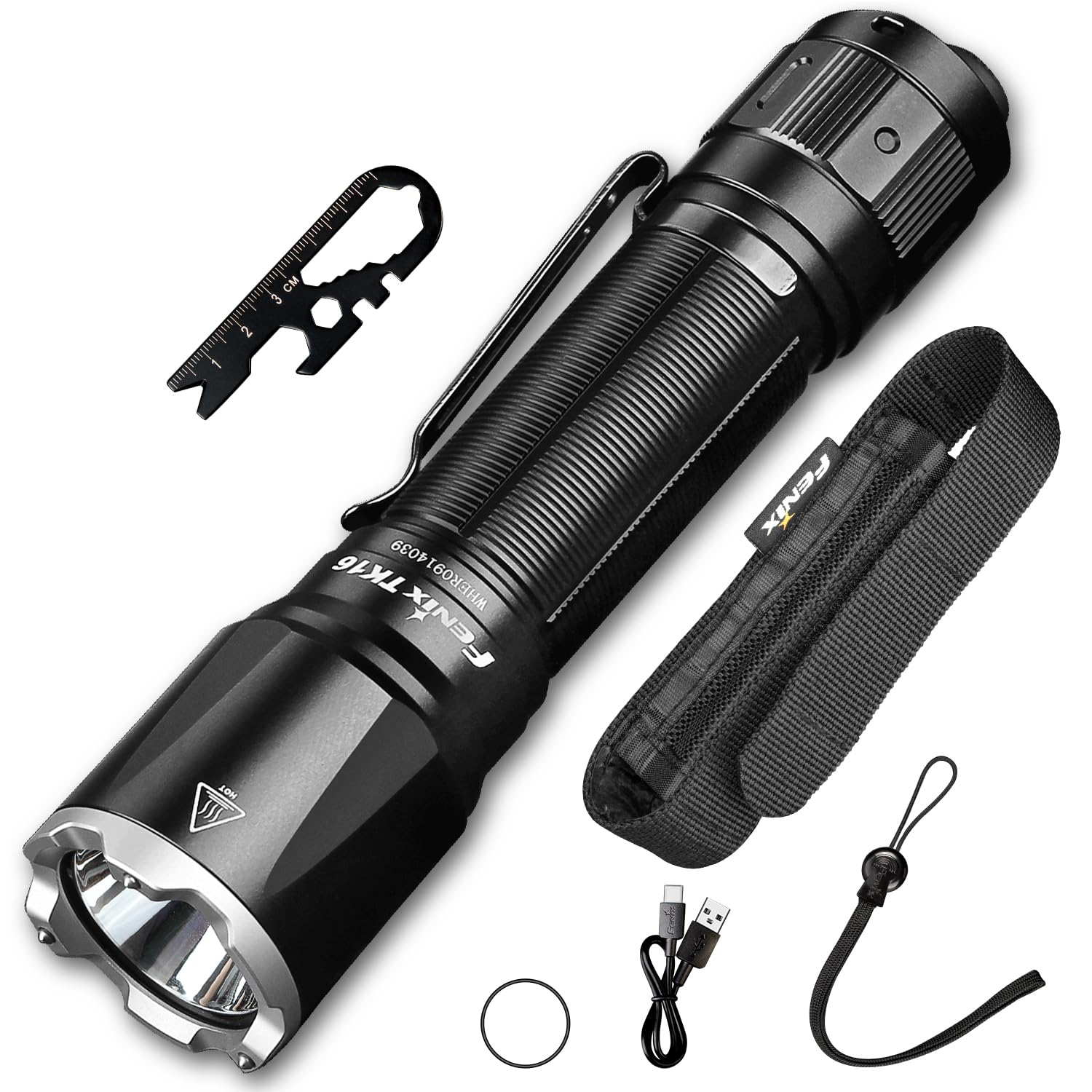 Amazon.co.jp: Fenix TK16 V2.0-R 懐中電灯 充電式 ledライト 3100